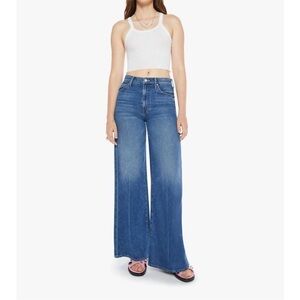 Mother Rags to Riches Undercover Sneak Wide-Leg Jeans